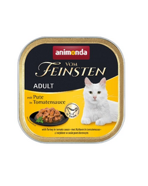 ANIMONDA Vom Feinsten Pate curcan în sos de roșii 100 g