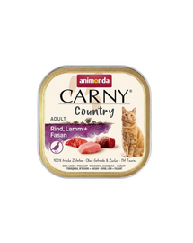 ANIMONDA Carny Country Adult Beef&Lamb&Pheasant 100 g Hrana pentru pisici, cu vita, miel si fazan