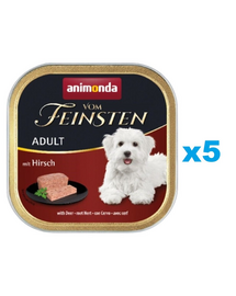 ANIMONDA Vom Feinsten Forest Hrana umeda cu caprioara pentru caini adulti 5 x 150 g