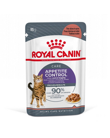 ROYAL CANIN Appetite Control Gravy 12x85 g in sos, hrana umeda pentru pisici adulte cu apetit excesiv
