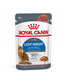 Royal Canin Light Weight Care in sos 48 x 85 g hrana umeda pisici adulte cu tendinta de supraponderabilitate