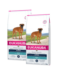 EUKANUBA Breeds Specific hrana uscata pentru cainii adulti rasa boxer  24 kg (2 x 12 kg)