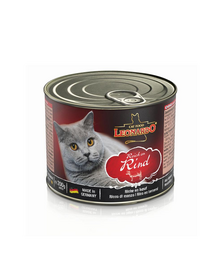 LEONARDO Quality Selection hrana umeda pentru pisici, bogata in carne de vita 200 g