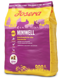 JOSERA Dog Miniwell hrana uscata caini adulti talie mica 900g