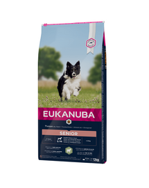 EUKANUBA Senior Small&Medium Lamb & Rice hrana uscata caini seniori 12 kg