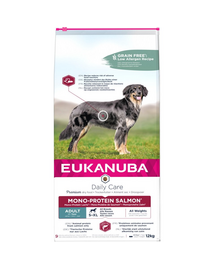 EUKANUBA Daily Care Adult Monoprotein cu somon 12 kg hrana monoproteica pentru caini