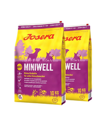 JOSERA Miniwell 2x10kg hrana caine adult rasa mica