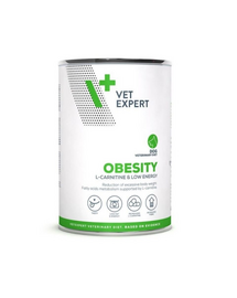 VET EXPERT Veterinary Diet Dog Obesity 400 g dieta veterinara umeda caini pentru reducerea greutatii