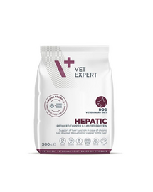 VET EXPERT Veterinary Diet Dog Hepatic 300 g hrana veterinara caini afectiuni hepatice