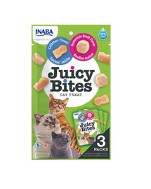 INABA Juicy Bites Recompense umede pentru pisci, cu bulion si calamar 33,9 g (3x11,3 g)