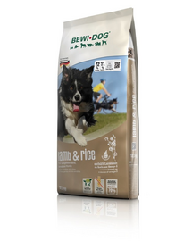 BEWI DOG Lamb & Rice Hrana uscata pentru caini adulti, cu miel si orez 12,5 kg