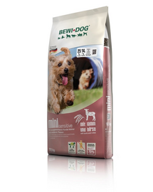 BEWI DOG Mini Sensitive Hrana uscata caini adulti de talie mica, cu miel si mei 12,5 kg