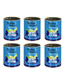 DOLINA NOTECI Premium SuperFood hrana umeda caini adulti, vitel si miel 800 g x 6 buc.