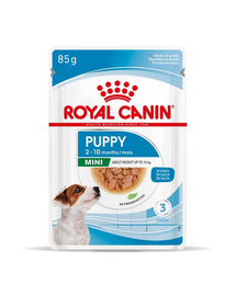 ROYAL CANIN Mini Puppy 24x85 g hrana umeda in sos pentru catei pana la 10 luni, rase mici