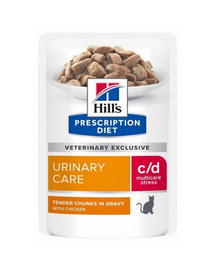 HILL'S Prescription Diet Feline c/d Urinary Stress pui 12x85 g