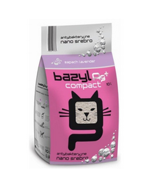 BAZYL Ag+ Compact Lavender 20L nisip litiera pisica