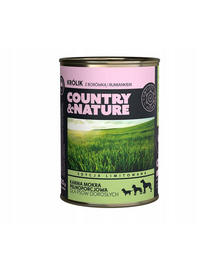 COUNTRY&NATURE Hrana fara cereale pentru caini, cu iepure 400 g