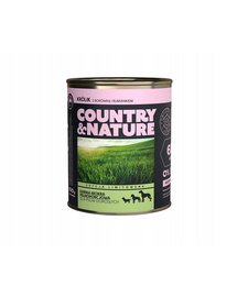COUNTRY&NATURE Hrana caini, fara cereale, iepure 800 g