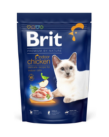 BRIT Cat Premium by Nature Indoor chicken Hrana uscata pentru pisici de interior, cu pui 800 g