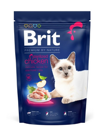 BRIT Cat Premium by Nature Sterilised chicken Hrana uscata pentru pisici sterilizate, cu pui 1,5 kg