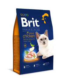 BRIT Cat Premium by Nature Indoor chicken Hrana uscata pentru pisici de interior, cu pui 8 kg