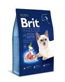 BRIT Cat Premium by Nature Sterilised lamb Hrana uscata pentru pisici sterilizate 8 kg