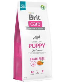 BRIT Care Grain-free Puppy Mancare uscata catei, fara cereale, cu somon  12 kg