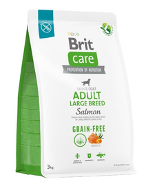 BRIT Care Grain-free Adult Large Breed Salmon hrana fara cereale, cu somon pentru caini adulti talie mare 3 kg
