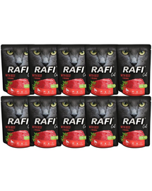 DOLINA NOTECI Rafi Cat Hrana umeda pentru pisici, cu vita 10x300 g