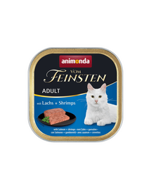 ANIMONDA vom Feinsten Adult Hrana pentru pisici cu somon si creveti 100g