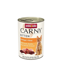 ANIMONDA Carny Kitten Poultry&Beef 400 g Conserva pentru pisoi, cu pasare si vita