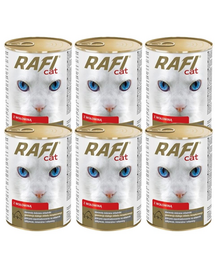 DOLINA NOTECI Rafi Adult Conserve pentru pisici adulte, cu vita 6x415 g