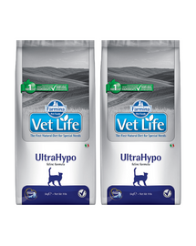 FARMINA Vet Life Cat Ultrahypo hrana pisici cu probleme digestive 2 x 10 kg