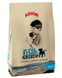ARION Fresh Junior Hrana uscata pentru catei, cu pui 12kg+1kg