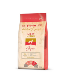 FITMIN Dog Medium Light 12 kg hrana uscata caini talie medie cu activitate redusa