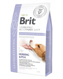BRIT Veterinary Diets Dog Gastointestinal Dieta veterinara pentru caini adulti cu probleme gastrointestinale 2 kg