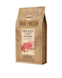 CARNILOVE True Fresh Duck Large breed hrana pentru caini adulti rase mari 11,4 kg cu rata