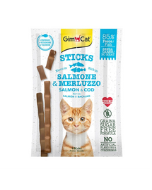 GIMCAT Sticks Salmon&Trout 4buc. batoane pisici, cu somon si pastrav