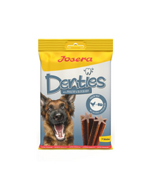 JOSERA Denties with Poultry & Blueberry 180g Batoane dentare pentru caini, cu pasare si afine