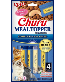 INABA Meal Topper Tuna 4x14 g crema de ton pentru pisici