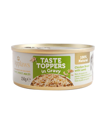 APPLAWS  Taste Topper Conserva caine adult, cu pui si miel in sos 156 g