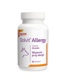 DOLFOS Dolvit Allergy 90 tab. suport pentru caini cu alergii