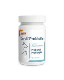 DOLFOS Dolvit Probiotic 60 tab. probiotic si prebiotic caini si pisici