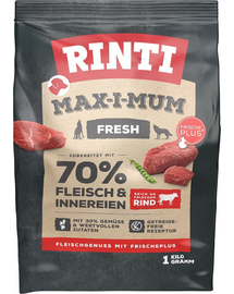 RINTI MAX-I-MUM Beef hrana uscata pentru caini adulti, cu vita 1 kg