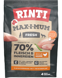 RINTI MAX-I-MUM Chicken hrana uscata pentru caini adulti, cu pui 4 kg