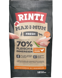 RINTI MAX-I-MUM Chicken hrana uscata pentru caini adulti, cu pui 12 kg