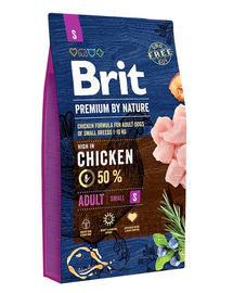 BRIT Premium By Nature Adult Small S Hrana uscata pentru caini adulti de talie mica 8 kg