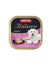 ANIMONDA Vom Feinsten Pate pentru caini 150g pui, oua si sunca