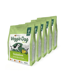 GREEN PETFOOD VeggieDog Grainfree Adult 5x900g hrana fara cereale, cu cartofi si mazare