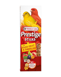 VERSELE-LAGA Prestige Sticks 2 batoane cu fructe si papadie pentru canari 60g